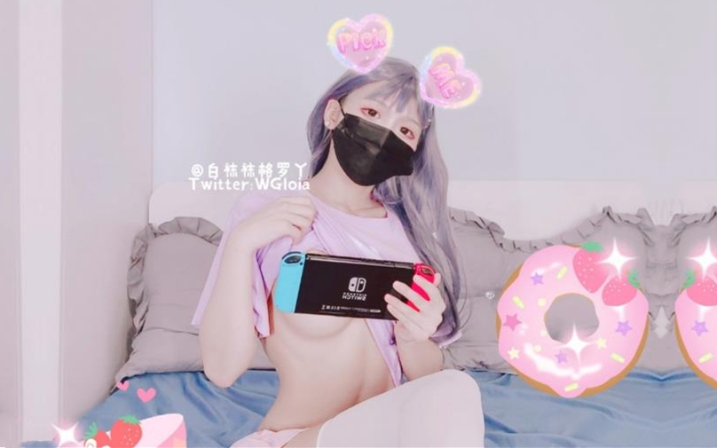 白袜袜罗格圣诞装扮骑乘做爱