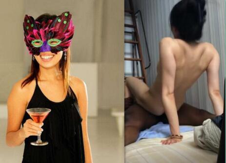 皮肤雪白性欲很强的国人骚女坐在身材犹如猩猩的黑人老公大黑鸡巴上忘我的猛摇爽上天了