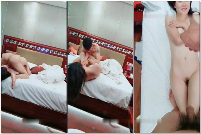 大二美女与许久未见的男友宾馆开房，乾柴烈火激烈性交