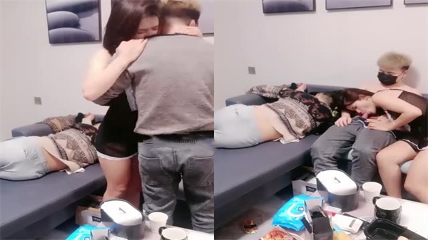 老公醉死！极品骚嫂难耐空虚，狂野勾引小叔深喉内射，榨干淫穴爆汁！