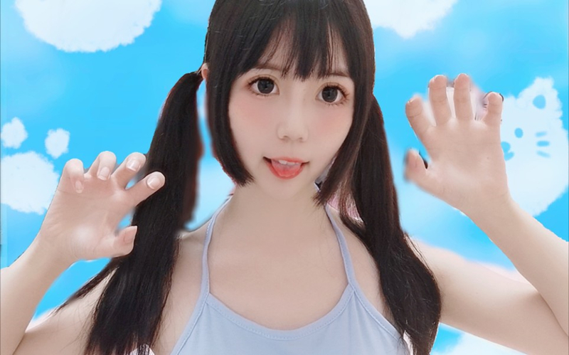 窝是萝莉双马尾大白美乳妹子道具自慰喷水大黑牛震动道具抽插湿一地