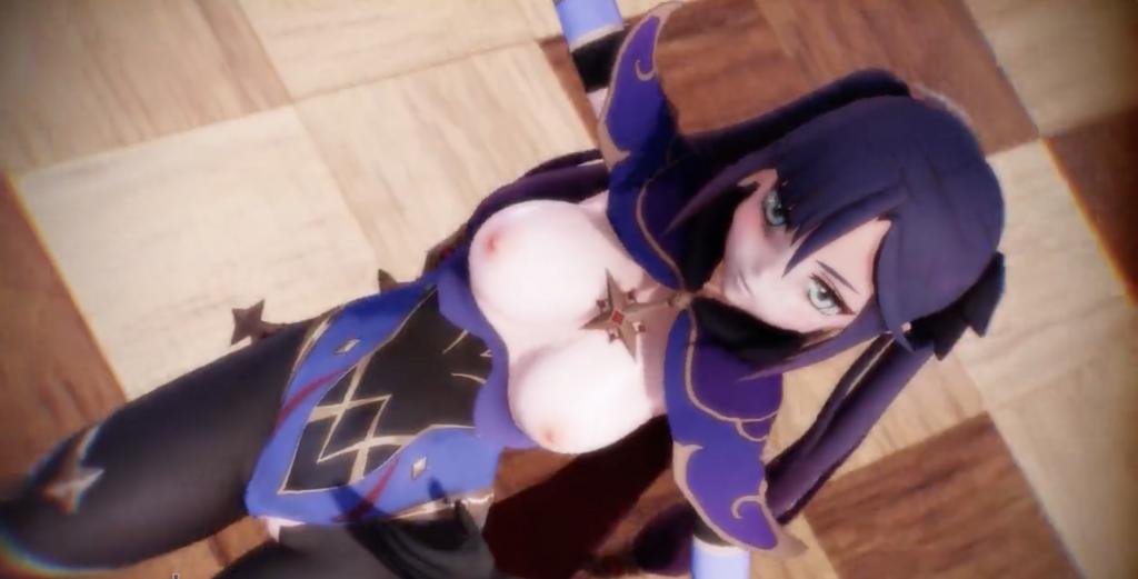 3D MMD原神莫娜的诱惑高潮混剪盛宴