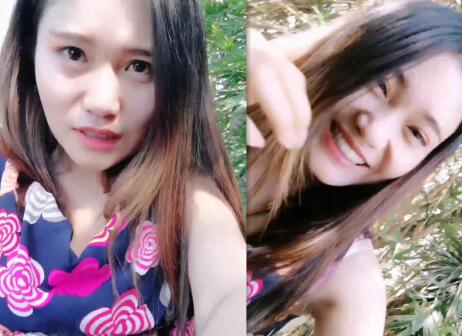 绿道公园晨运跑友路边搭讪打扮性感的妹子在树荫下野战不时有人路过非常刺激