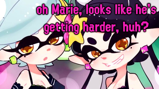 Splatoon JOI挑战赛-Callie和Marie玩一些；游戏“；和你在一起（尽量不要挤）