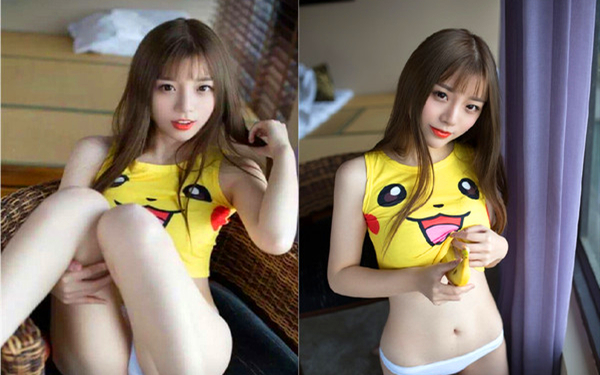 皮卡丘爆乳少女楼道激情啪啪做爱