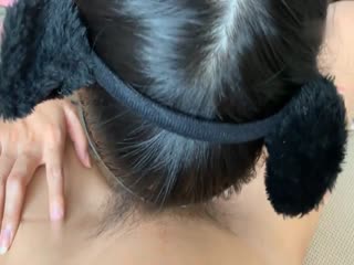 调教性感网袜车模Amy小艾