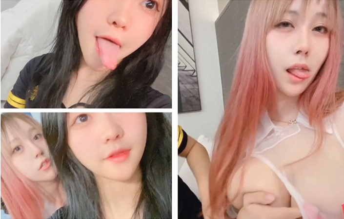 疑似某高颜值知名网红福利姬大尺度魅惑私拍流出亲密百合互玩极品粉穴娇喘完美露脸