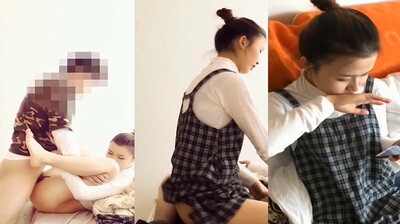 饥渴情侣久别重逢！衣服都来不及脱就骑上硬挺肉棒