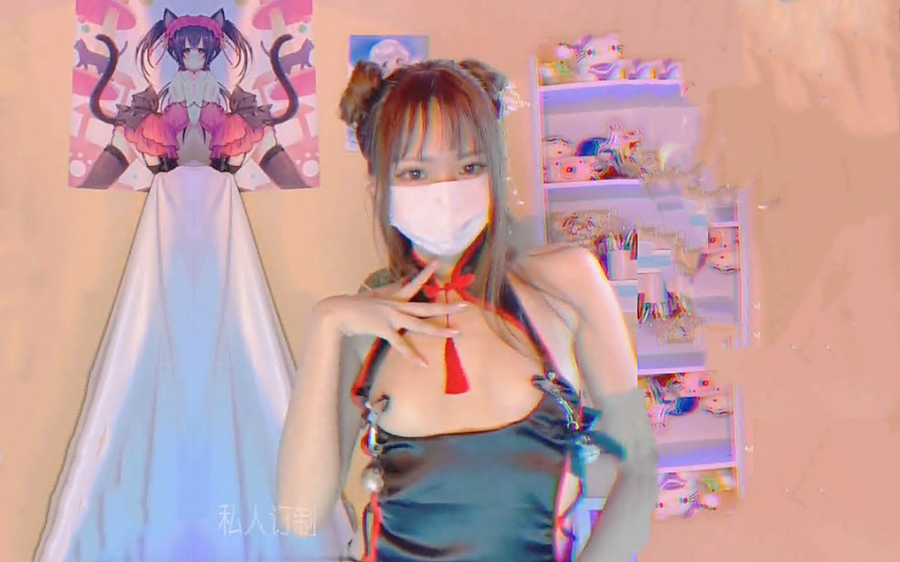 抖音狐狸私人订制优美舞姿洛莉天使